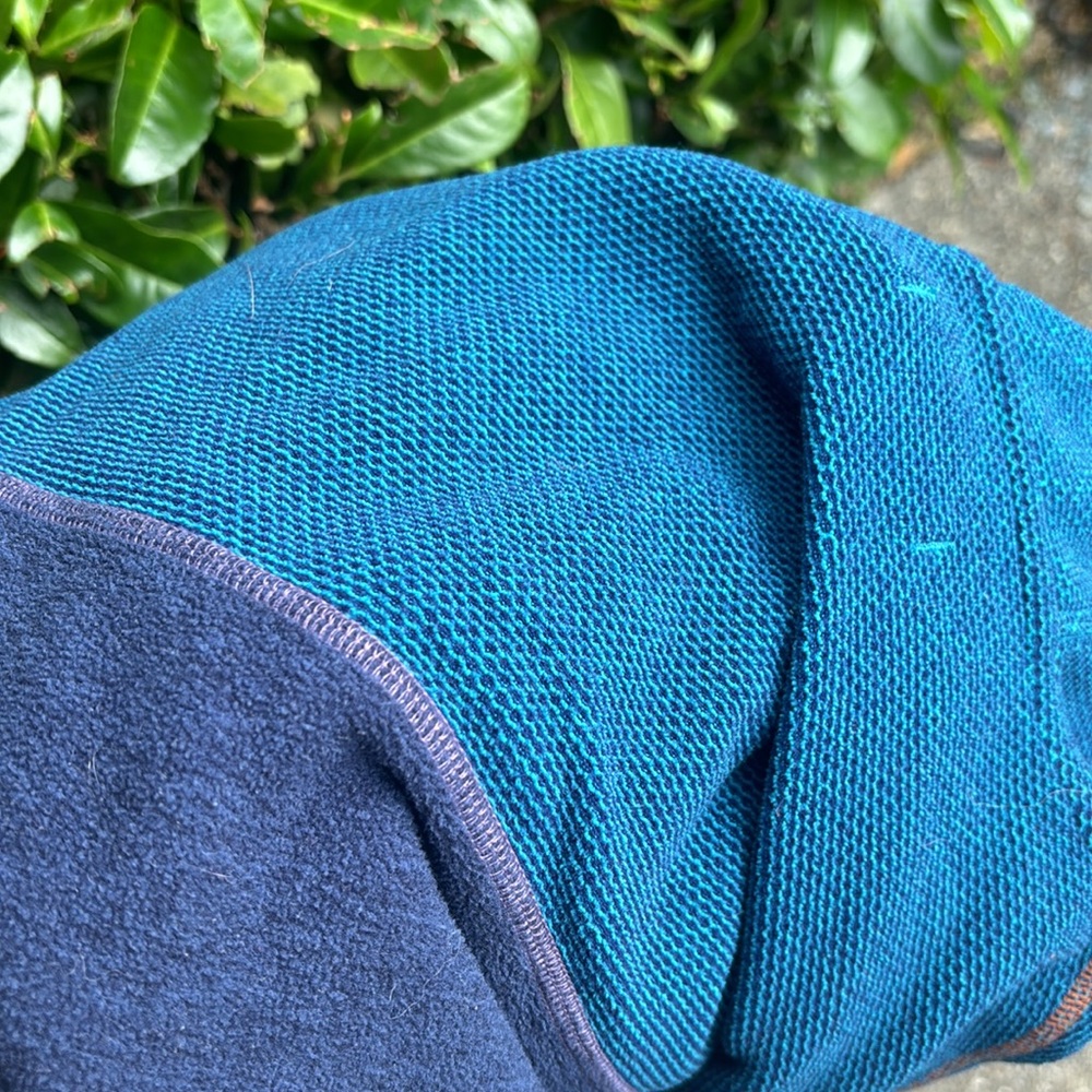 Prana Blue 1/4 Zip Liora Fleece  Hoodie‎ Sweatshirt Size Medium - Picture 11 of 12